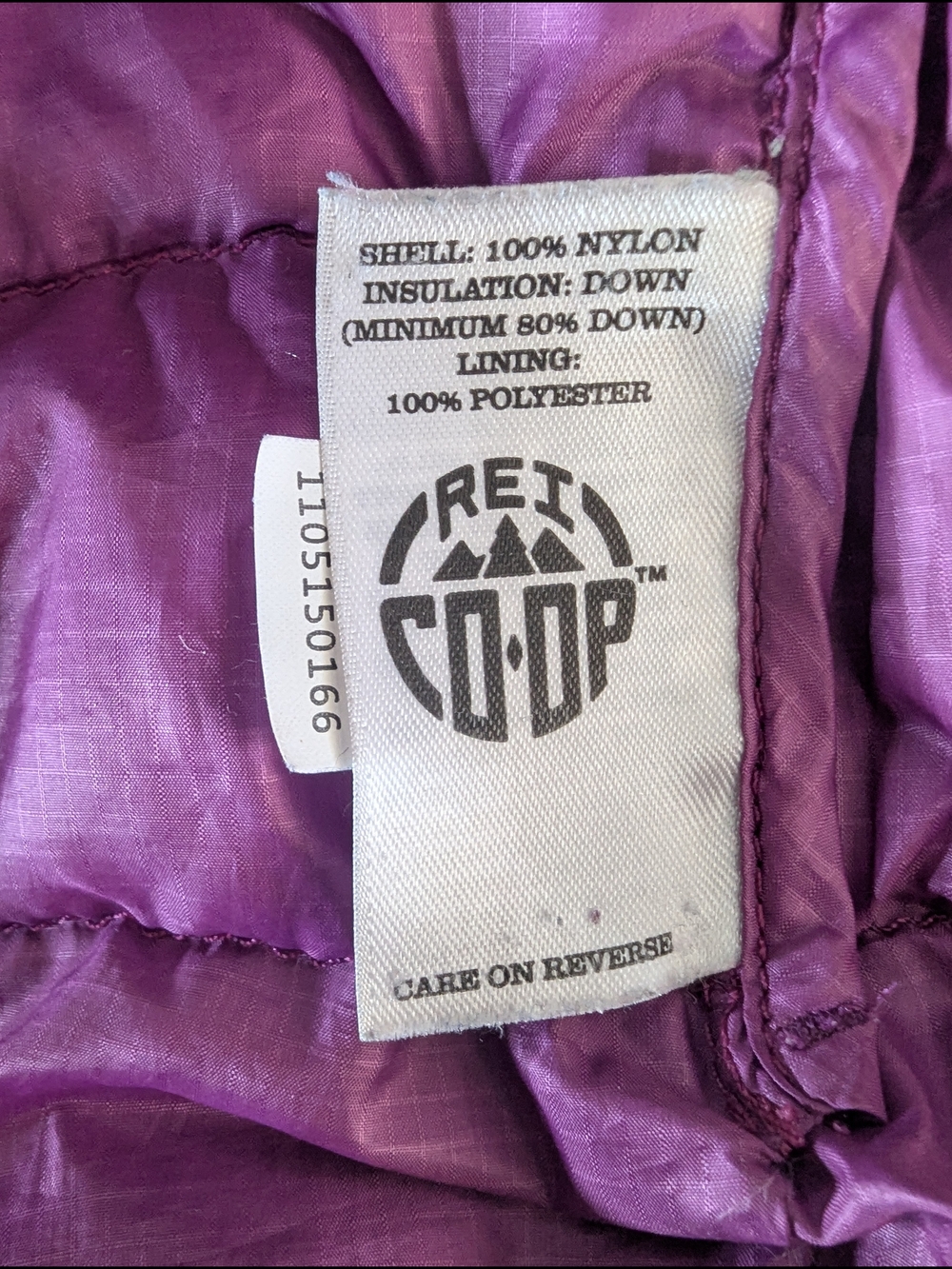 REI Co-op Down Puffer Vest Women’s Purple Lightweight Packable Outdoor Jacket - Picture 5 of 7